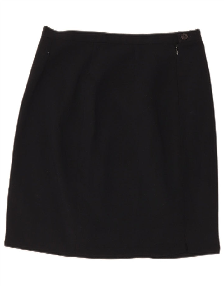 Zara Minifalda Mujer EU 40 Mediana W30 Azul Marino Poliéster