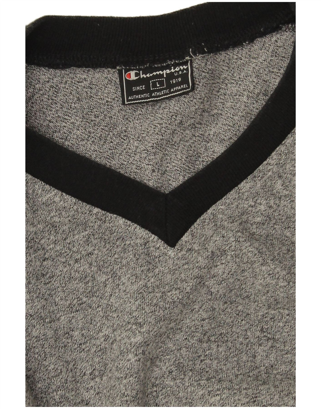 Champion Camiseta para hombre Top Large Gris Colorblock