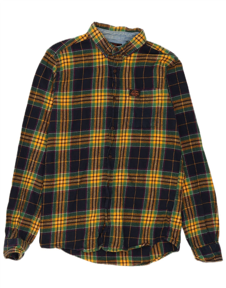 Superdry Camisa De Franela A Cuadros De Algodón A Cuadros Multicolor Mediana