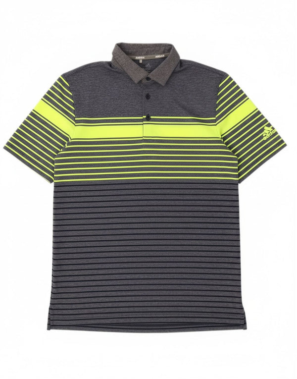 Polo Adidas Hombre XS Poliéster Rayas Azul Marino