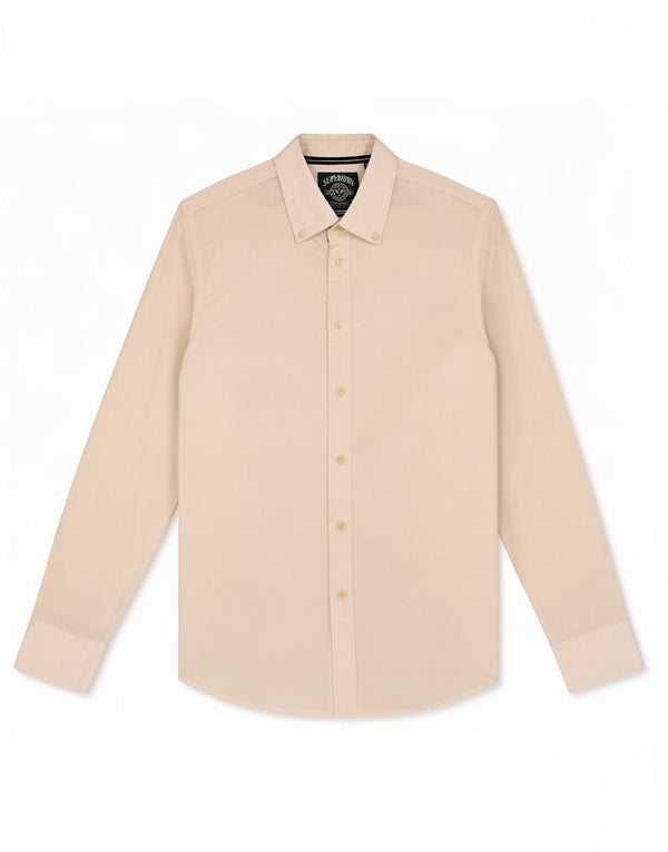 Camisa Superdry Mujer UK 40 Mediana Algodón Blanco