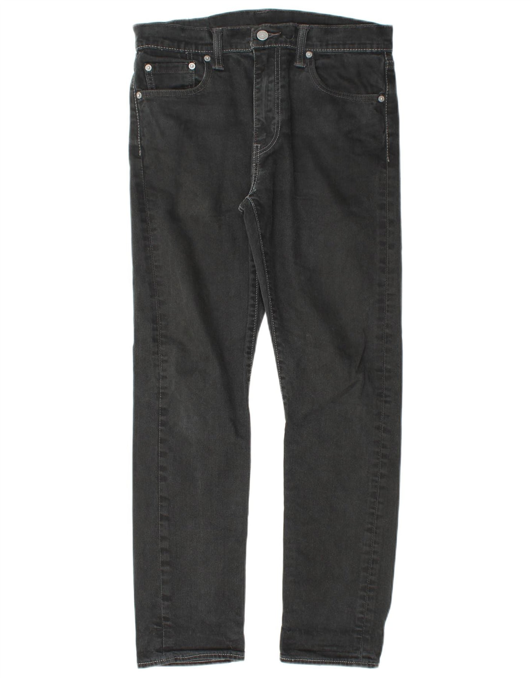 LEVI'S Jeans rectos 522 para hombre W30 L28 Algodón negro