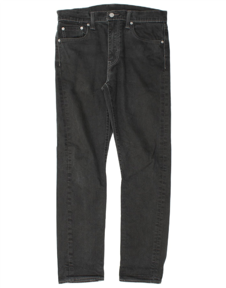 LEVI'S Jeans rectos 522 para hombre W30 L28 Algodón negro