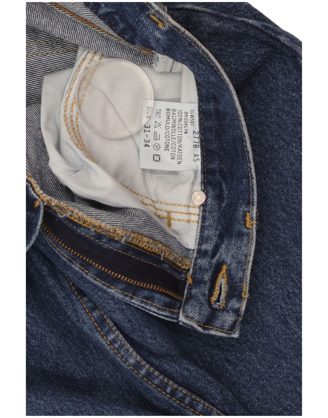 LEE Vaqueros rectos Brooklyn para hombre W31 L34 Algodón azul