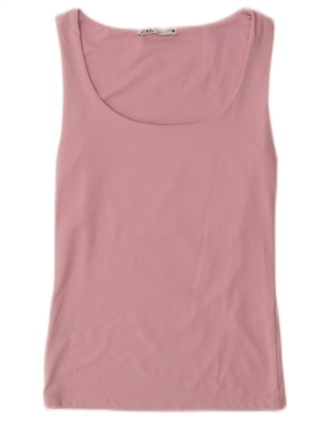 Zara Mujer Chaleco Top UK 10 Small Rosa Poliamida