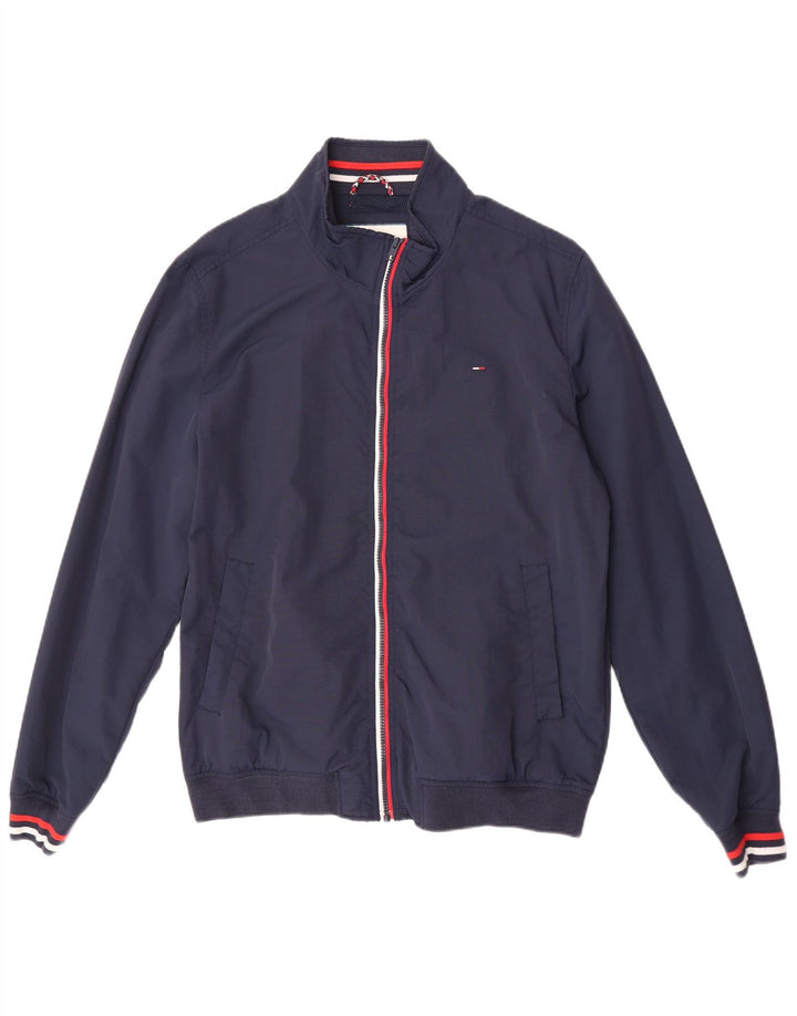 Tommy Hilfiger Chaqueta Bomber para Hombre UK 44 2XL Poliamida Azul Marino