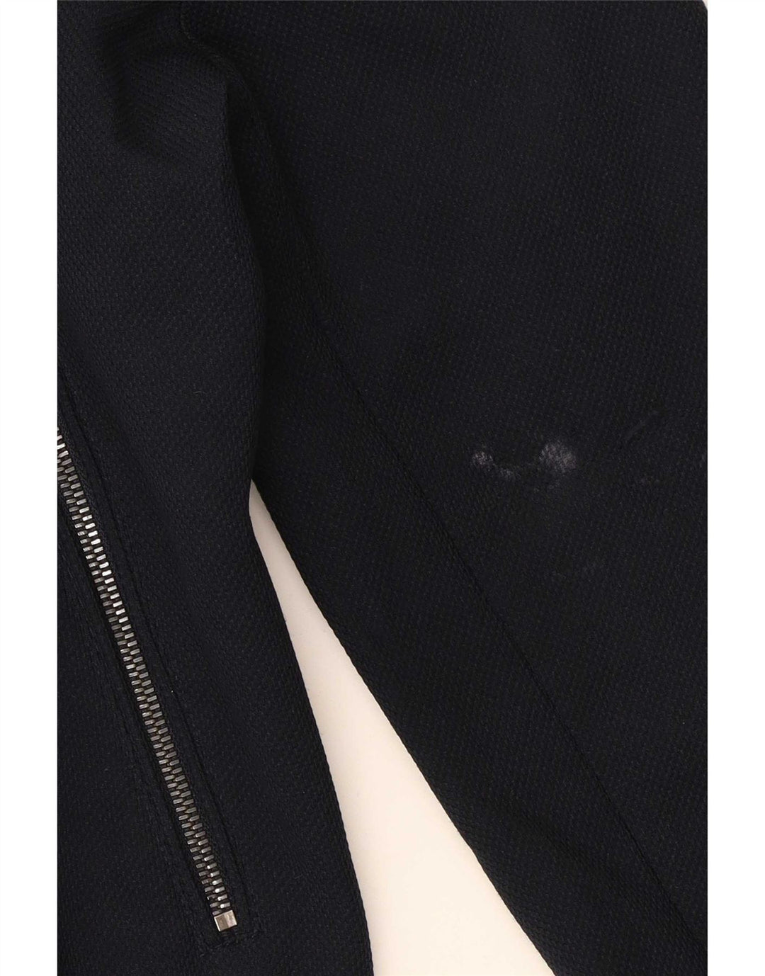 Zara Mens Bomber Jacket UK 36 Small Azul Marino Poliéster