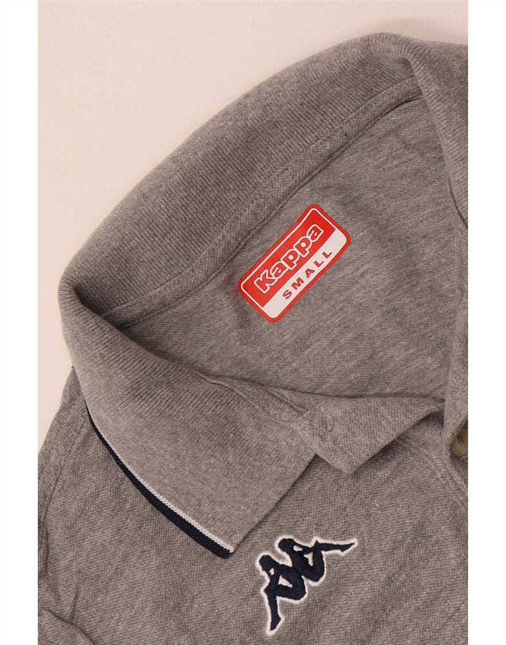 Kappa Polo Hombre Pequeño Gris Moteado