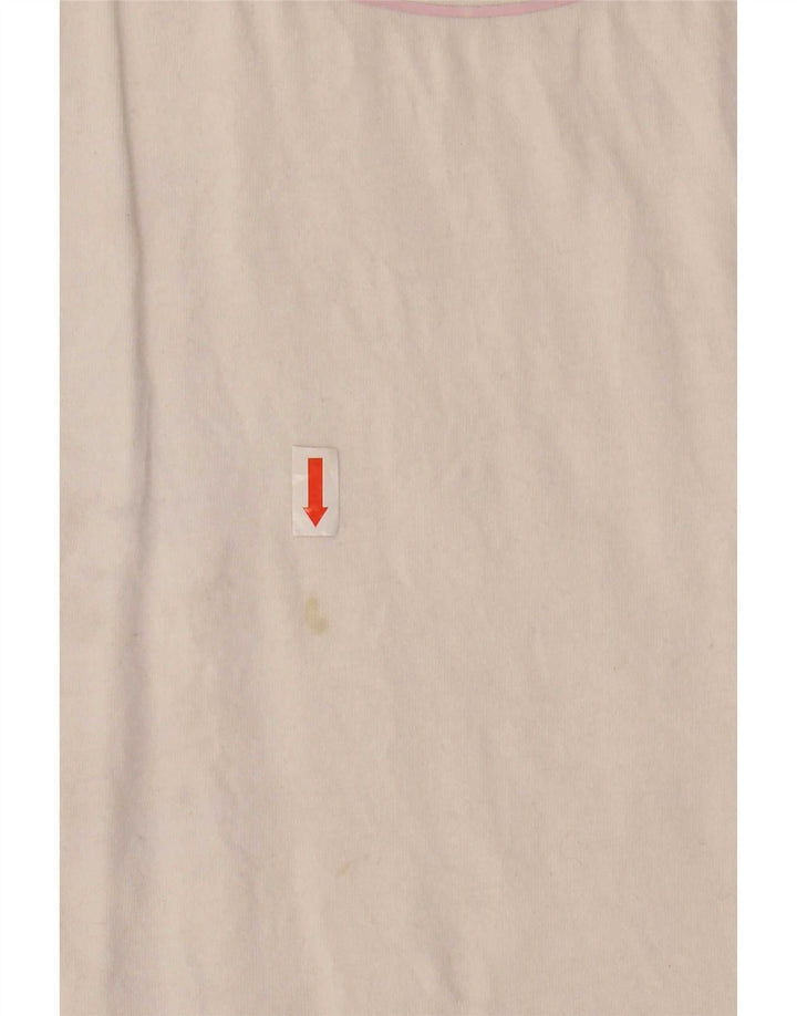 Levi's Camiseta con gráfico relajado para hombre Top pequeño de algodón blanco