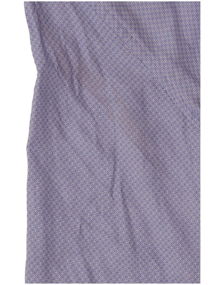 Dack's Camisa ajustada para hombre Algodón azul Argyle/Diamond grande