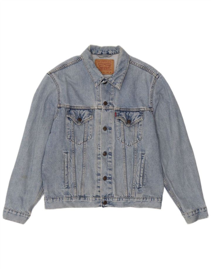 Levi's Mens 70503 Chaqueta Vaquera UK 38 Algodón Azul Medio