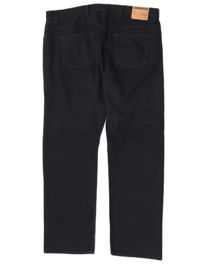 Marks & Spencer Vaqueros rectos para hombre W40 L31 Algodón azul marino