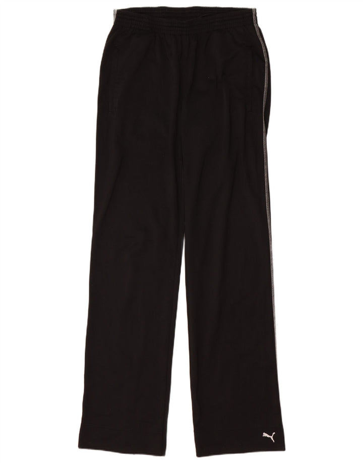 PUMA Pantalones de chándal para mujer UK 12 Mediano Negro Poliéster