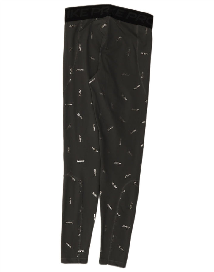 Nike - Leggings gráficos Dri Fit para mujer, talla 40, poliéster gris medio