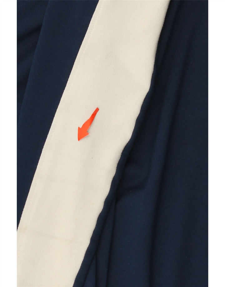 UNDER ARMOUR Hombre Sudadera con cuello y cremallera Jumper Medium Navy Blue Colourblock