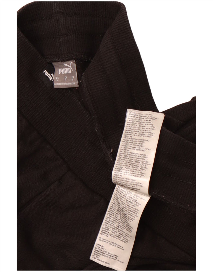Puma Pantalones De Chándal Para Hombre Joggers Small Negro Algodón
