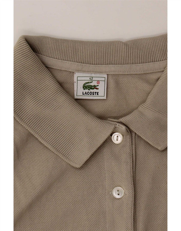 Lacoste Polo Sin Mangas Para Mujer EU 42 Grande Gris
