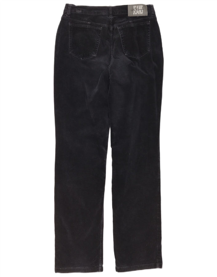 LES COPAINS Pantalón chino recto de terciopelo para hombre IT 44 XS W30 L32 Negro