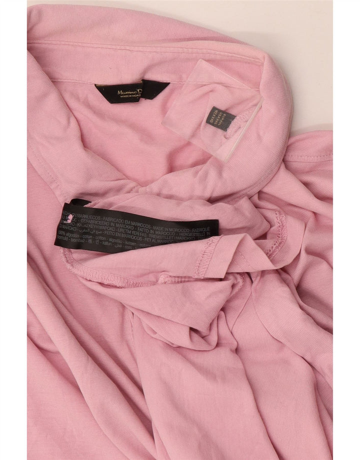 Polo Massimo Dutti Hombre 2XL Algodón Rosa