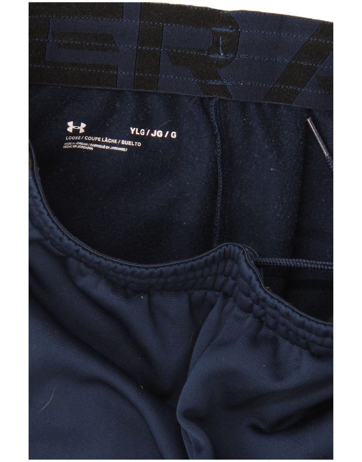 UNDER ARMOUR Pantalones cortos deportivos con gráficos para niños 11-12 años Grande Azul Colorblock