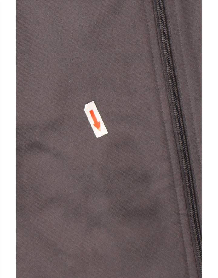 Reebok Hombre Chándal Top Chaqueta Poliéster Gris Medio