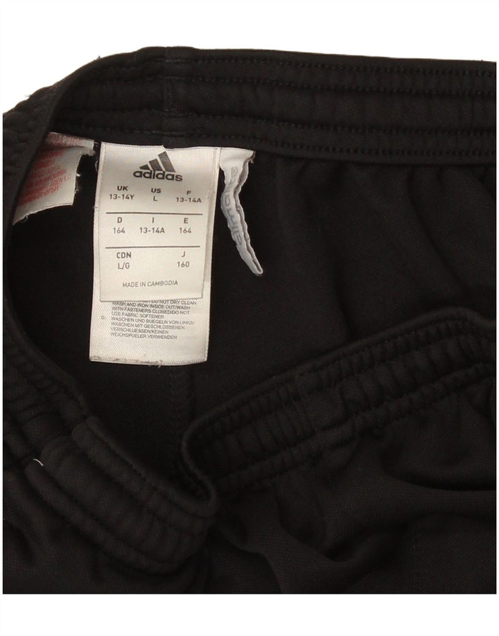 Adidas Pantalones de chándal Climalite para niño 13-14 años Negro Poliéster