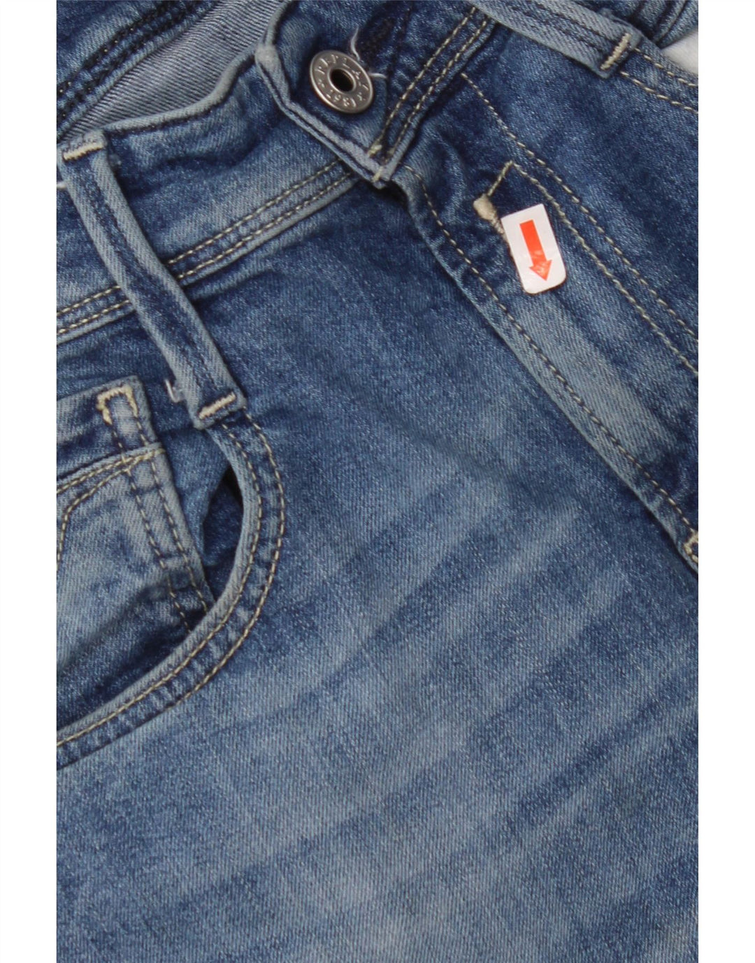 REPLAY Mujer Anbass Skinny Jeans W28 L32 Azul