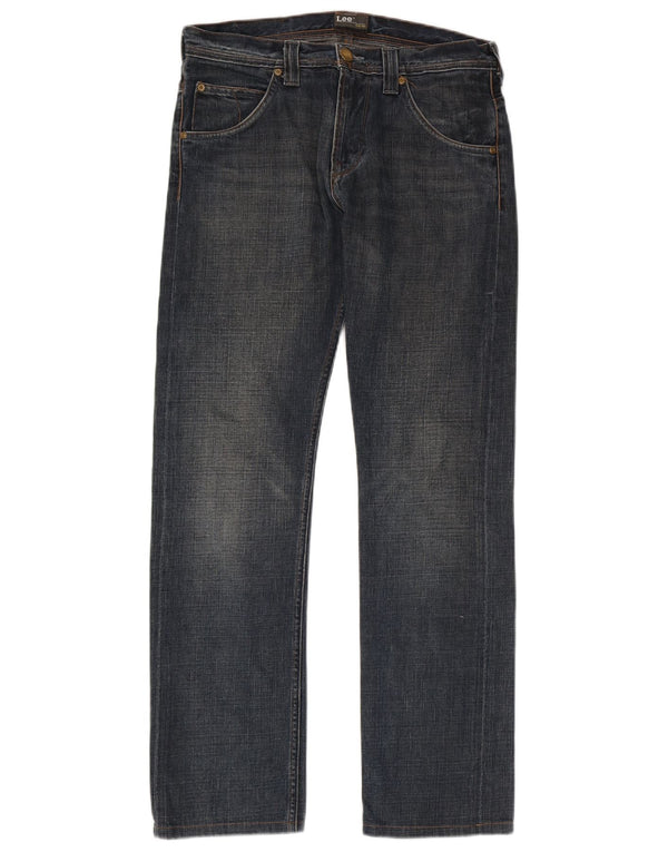 Lee Vaqueros Rectos Zed para Hombre W31 L34 Algodón Azul