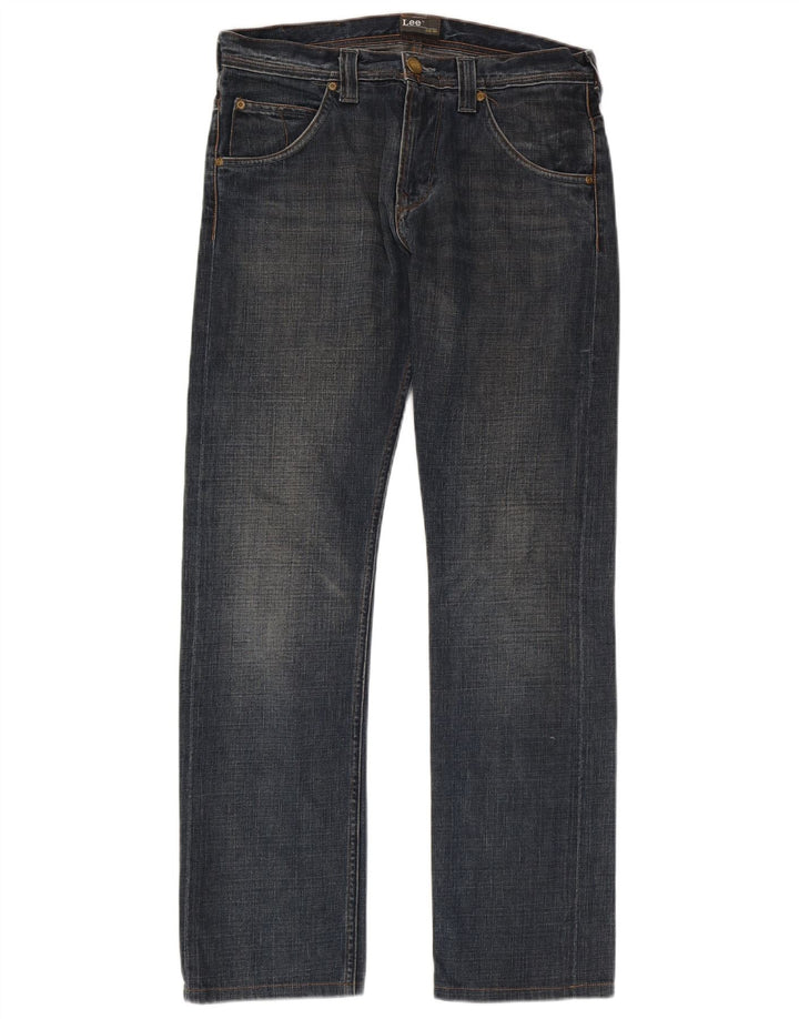 Lee Vaqueros Rectos Zed para Hombre W31 L34 Algodón Azul