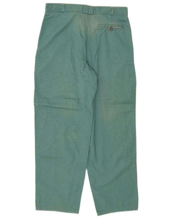 Globe Trotter Pantalones casuales para hombre IT 50 Large W34 L30 Algodón verde