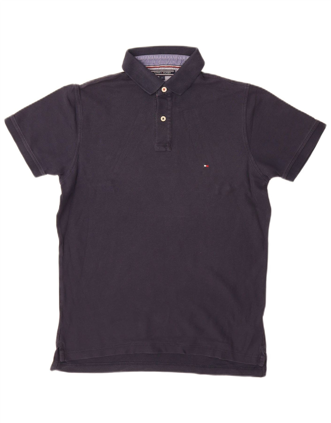 TOMMY HILFIGER Polo para hombre de algodón azul marino mediano