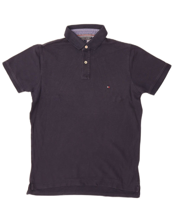 TOMMY HILFIGER Polo para hombre de algodón azul marino mediano