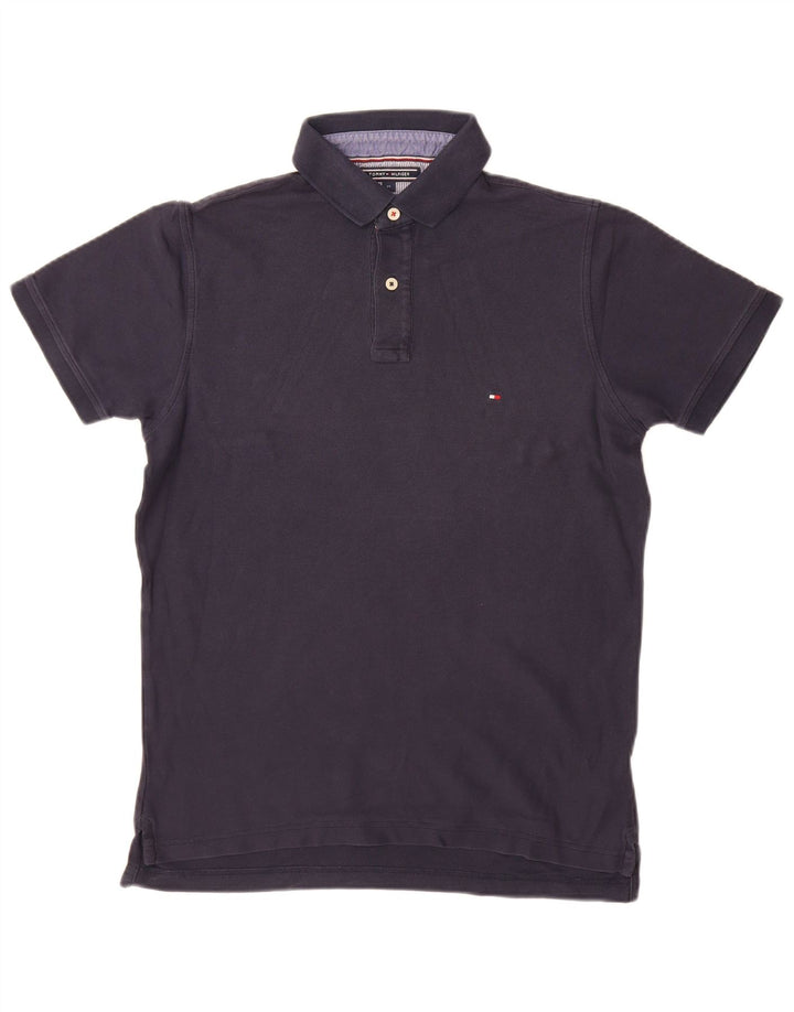 TOMMY HILFIGER Polo para hombre de algodón azul marino mediano