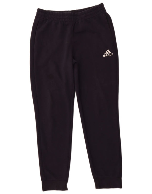 ADIDAS Pantalones de chándal para hombre Joggers UK 40/42 Medium Azul marino Algodón