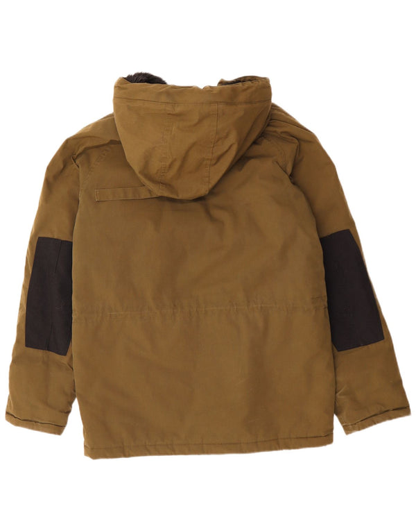 Carhartt Chaqueta utilitaria con capucha para hombre UK 38 Algodón caqui mediano