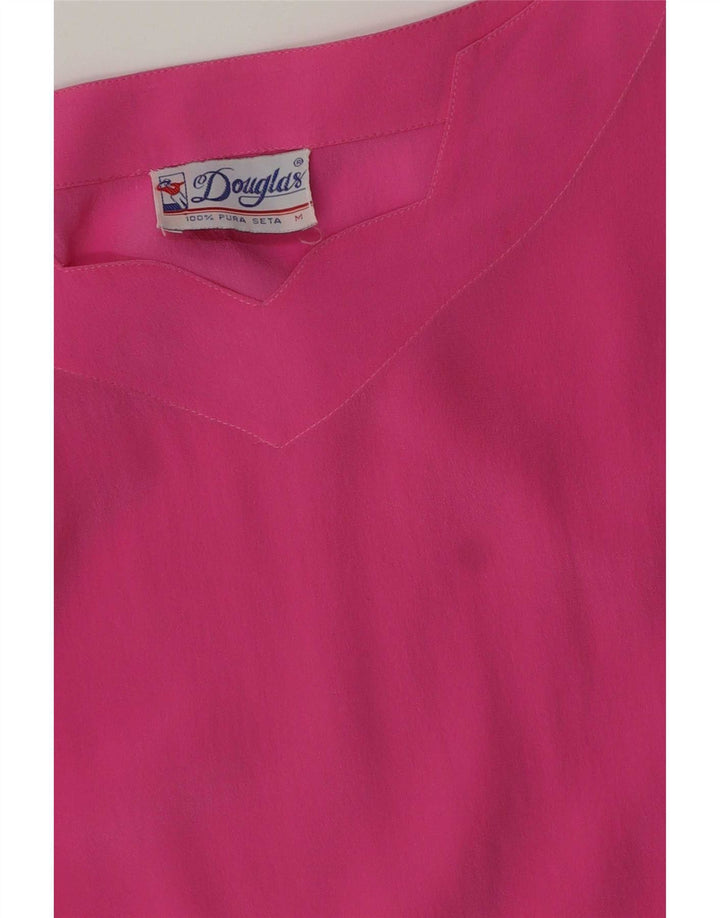 Douglas Blusa Sin Mangas para Mujer Top UK 44 Seda Rosa Mediana