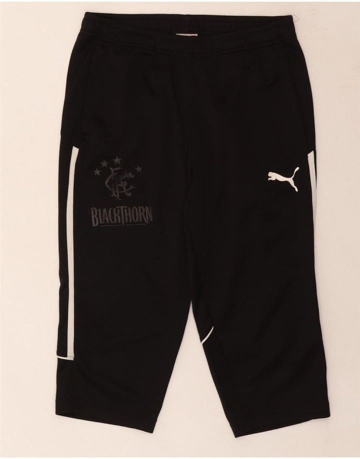 Puma Pantalones de Chándal Capri Gráficos para Hombre Pequeños Poliéster Negro