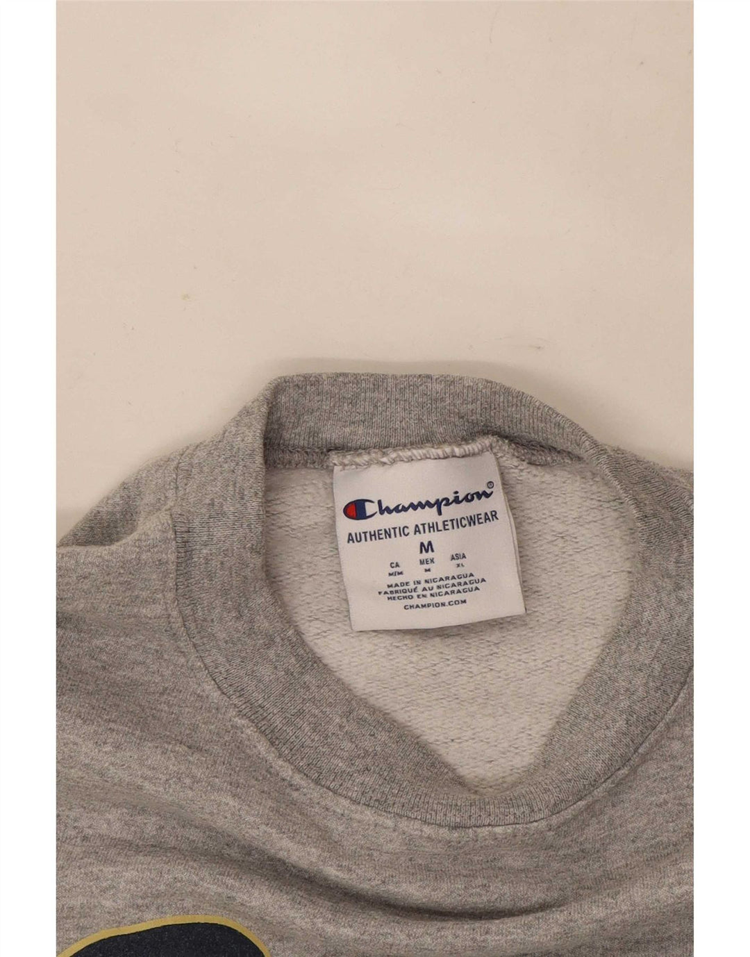 Champion Sudadera Gráfica Jumper Gris Medio Moteado