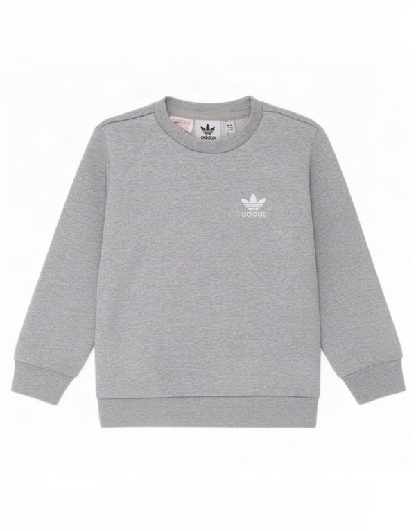 Adidas Sudadera para niño Jumper 2-3 años Gris Algodón