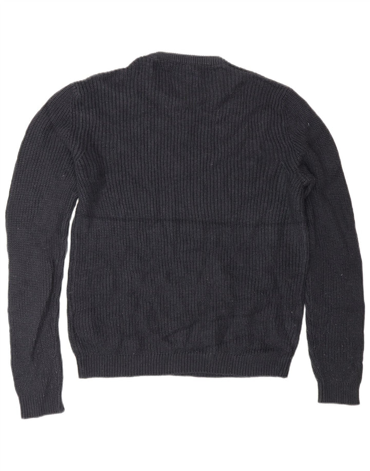 Jack & Jones Mens Crew Neck Jumper Sweater Medio Azul Marino Acrílico