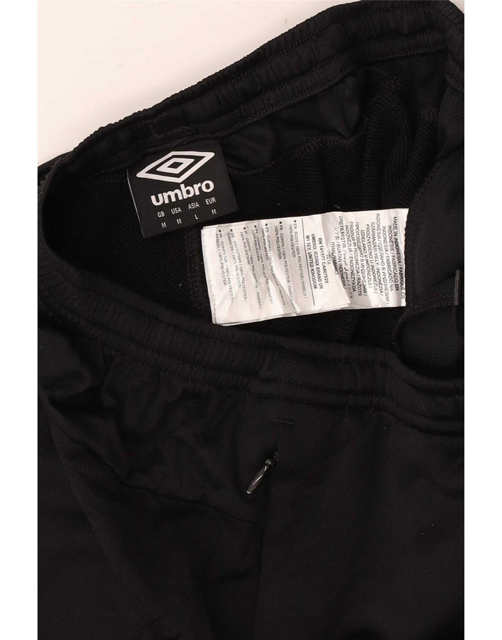 Umbro Hombre Burnley F.C. Pantalón Chándal Gráfico Medio Negro Poliéster