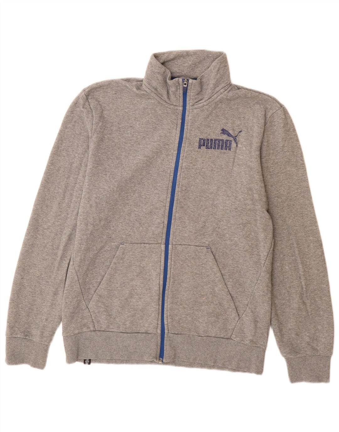 Puma Chaqueta De Chándal Con Gráfico Para Hombre De Algodón Moteado En Gris Medio