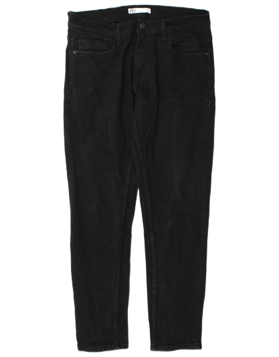 Zara Mens Slim Jeans EU 44 Grande W34 L31 Negro