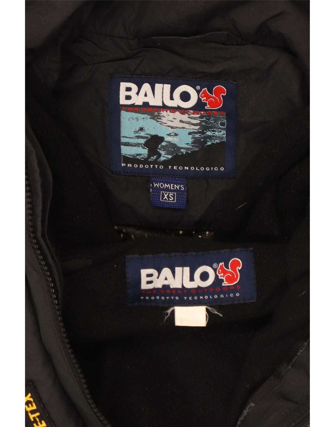 Bailo Chaqueta cortavientos extragrande con capucha para mujer UK 6 XS Poliamida negra