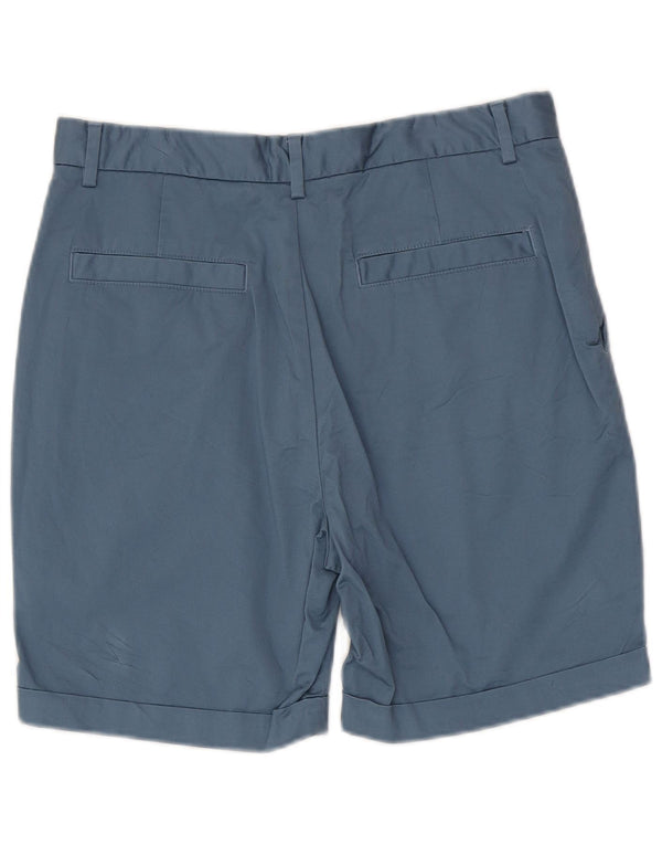 Zara Mens Chino Shorts EU 40 Medium W31 Algodón Azul