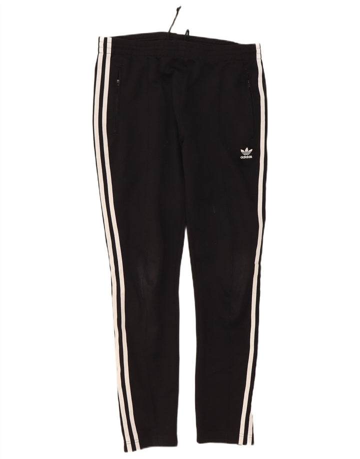 Adidas Pantalones de chándal para mujer UK 10 Small Black Poliéster