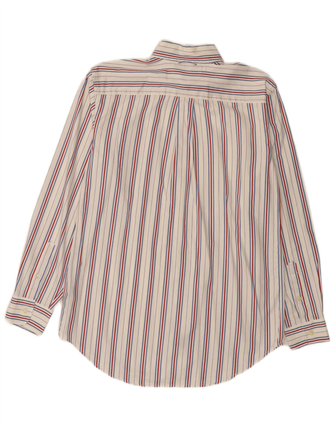 Camisa Tommy Hilfiger para hombre pequeña de algodón a rayas blancas