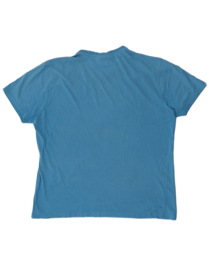 Kappa - Camiseta gráfica para hombre, talla grande, color azul