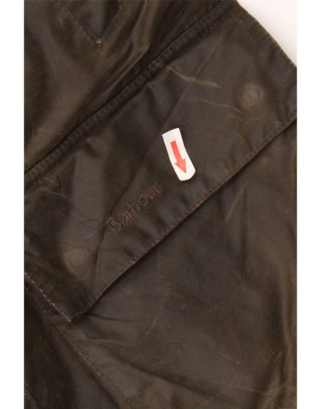 Barbour Chaqueta de algodón encerado para hombre UK 38 Algodón caqui mediano
