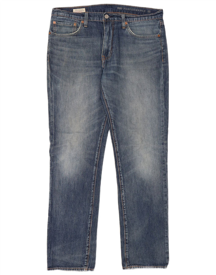 Levi's Hombre 511 Slim Jeans W33 L32 Algodón Azul